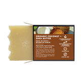 All Natural Organic Coconut & Shea Butter Soap Bar 120g
