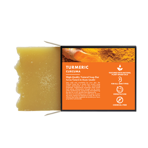 All Natural Turmeric Soap Bar 120g